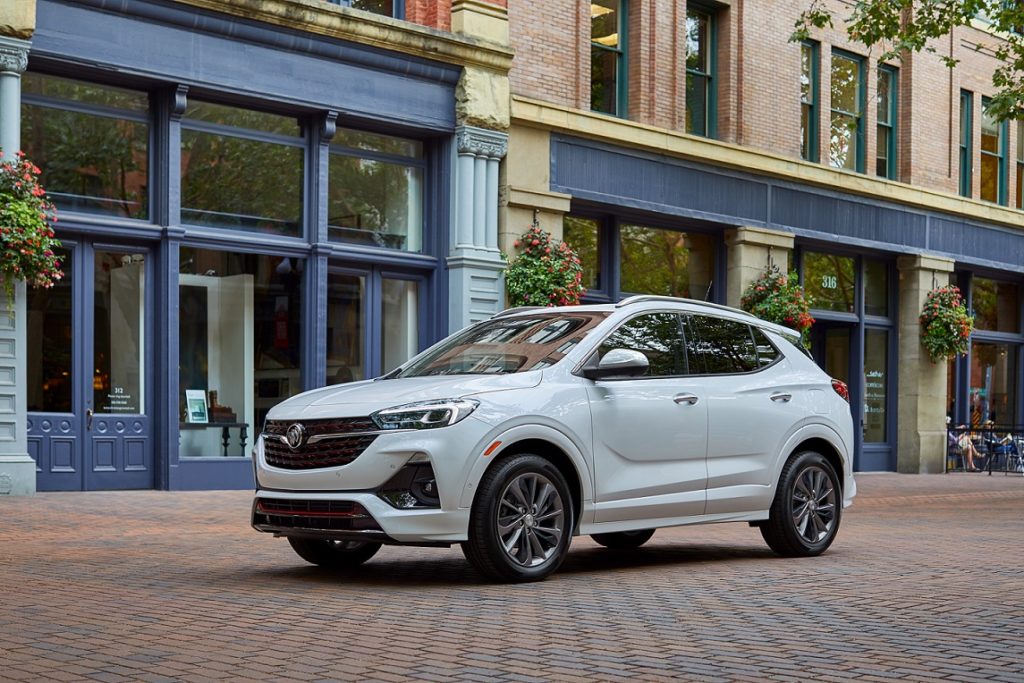 Buick Encore GX parked in city